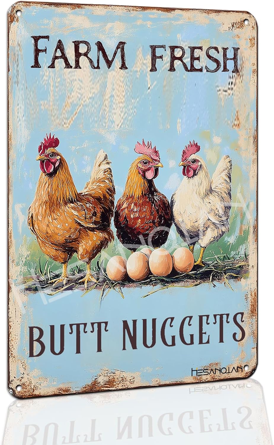 Funny Chicken Coop Metal Tin S - đánh giá và giá Outdoor Furniture Metal