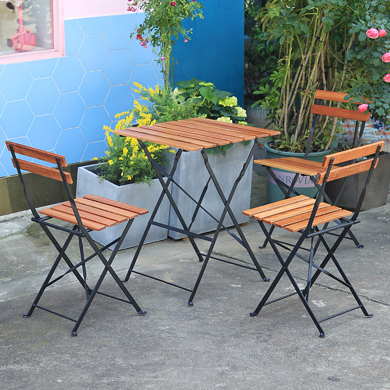 Foldable Solid Wood Coffee Tab - đánh giá và giá Outdoor Furniture Metal Chairs