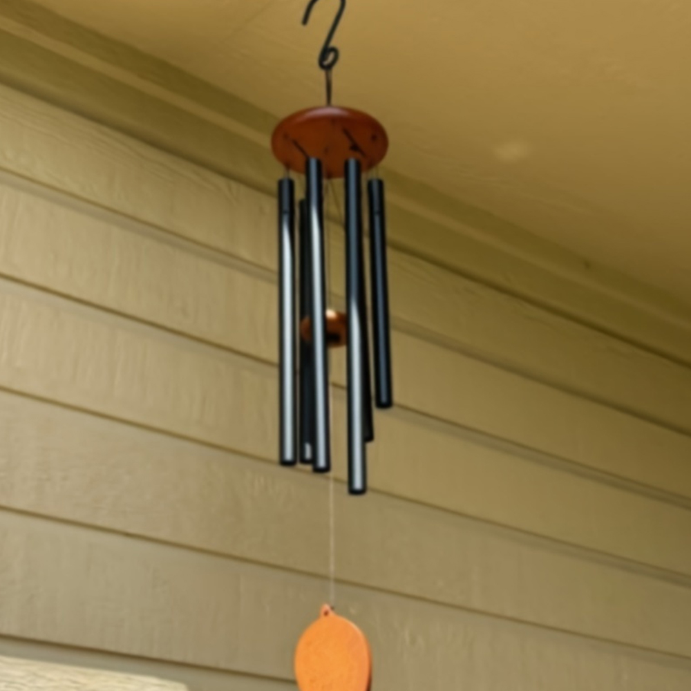26 Inch Retro Black Wind Chime - đánh giá và giá Outdoor Furniture Diy